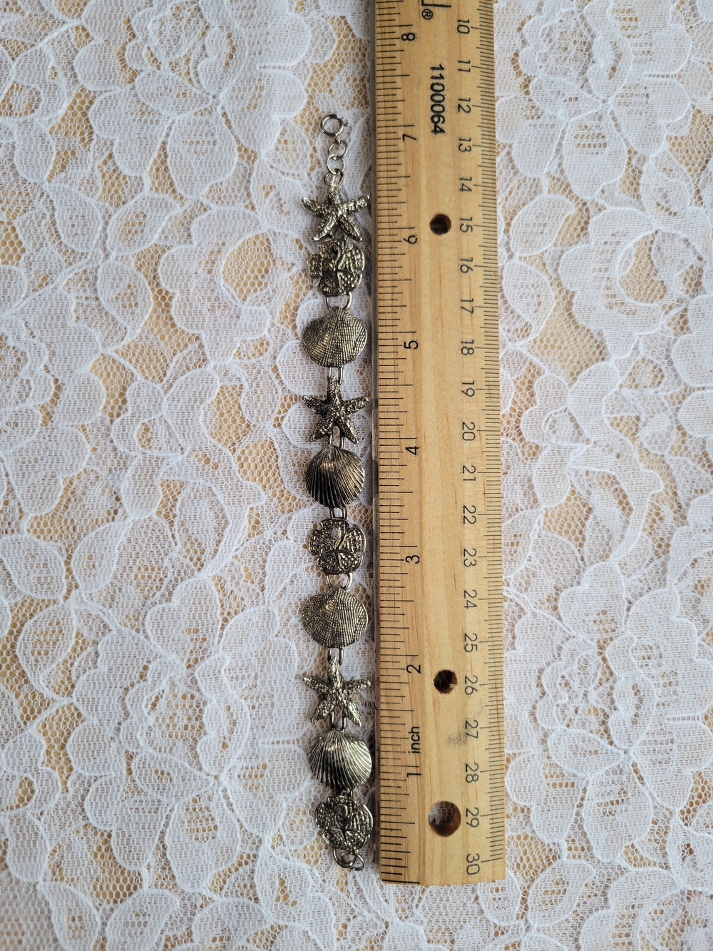 Silver Vintage Sea Life Bracelet - Stamped 925 China - Picture 2 of 4